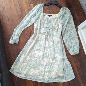 As U Wish light green and cream floral dress